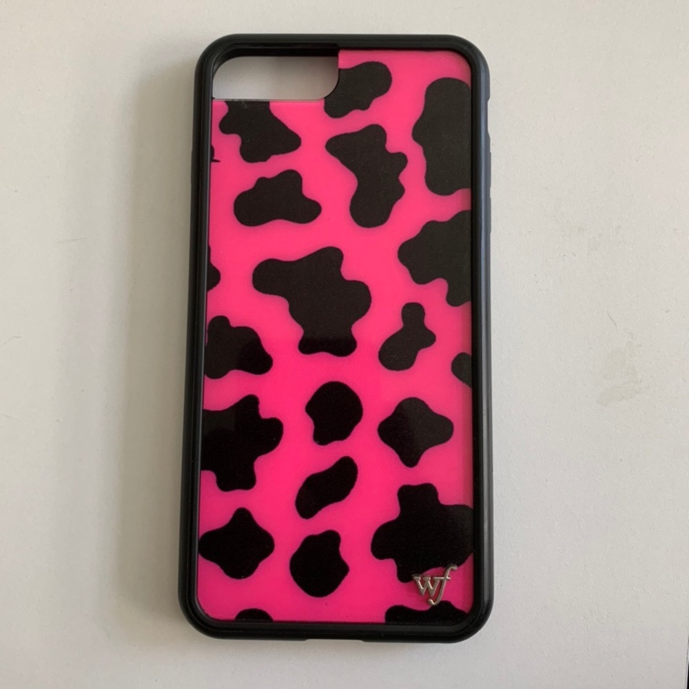 Pink Cow Print IPhone 6+/6s+/7+/8+ Case